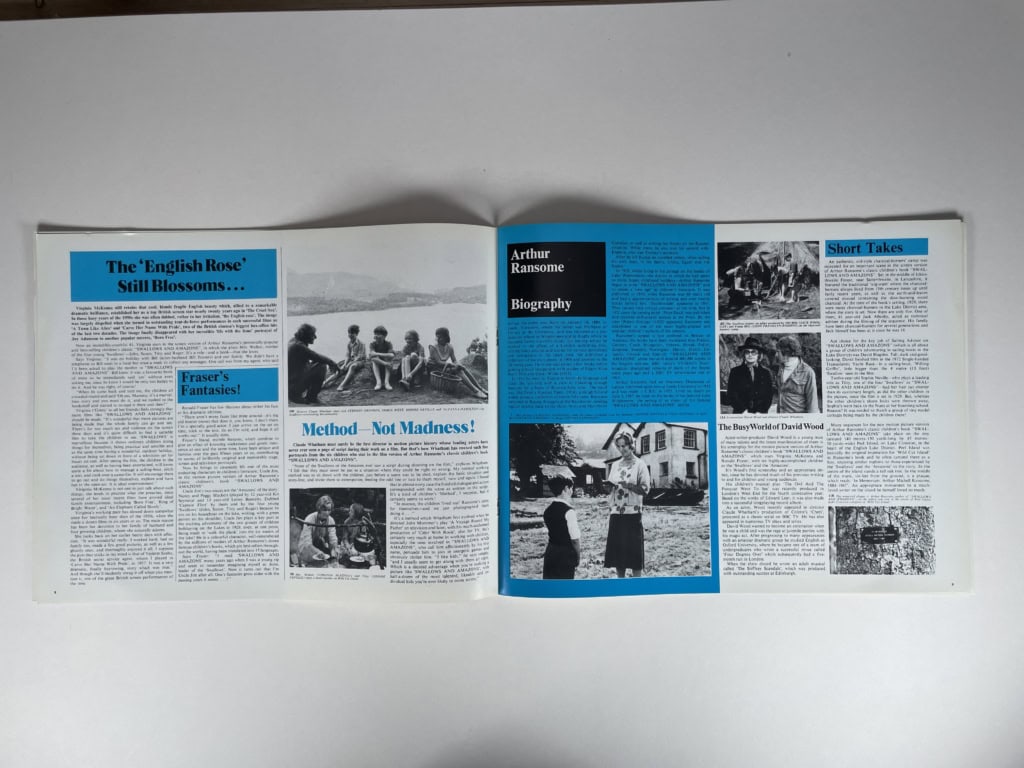 arthur ransome swallows and amazons movie promo book 5