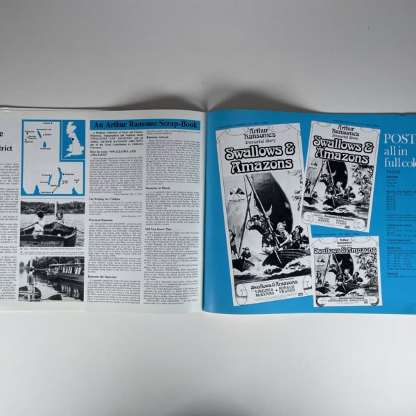 arthur ransome swallows and amazons movie promo book 6