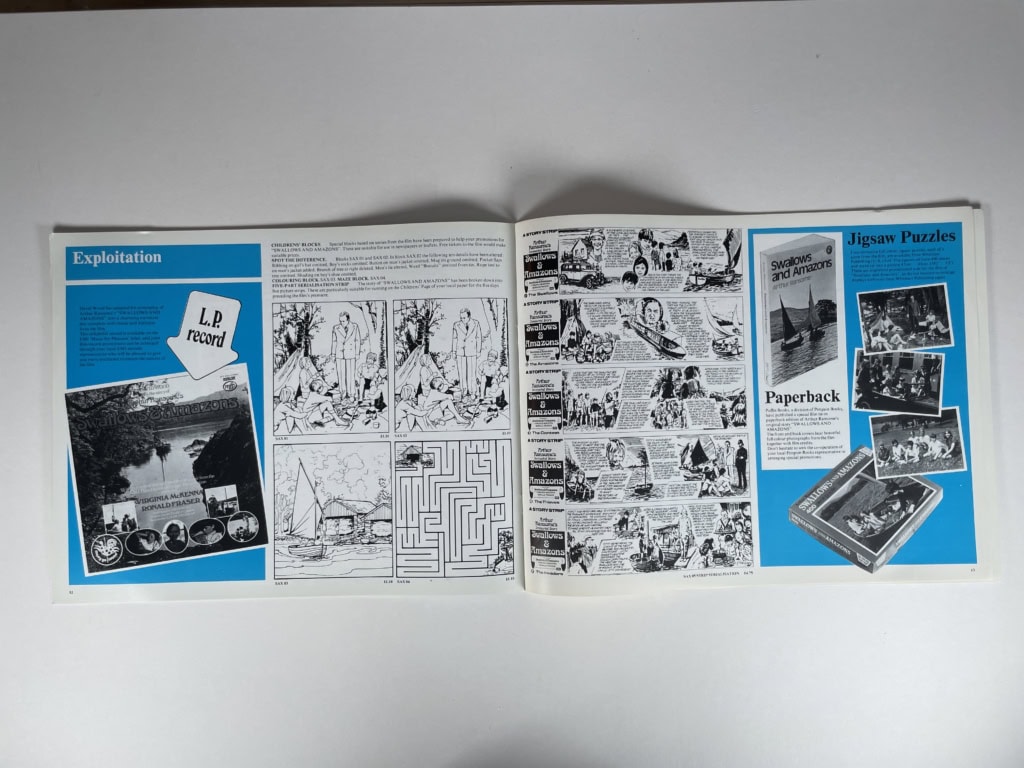 arthur ransome swallows and amazons movie promo book 7