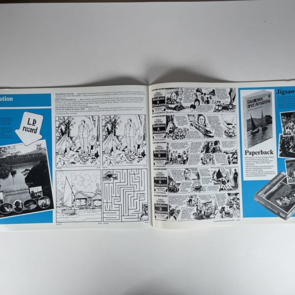 arthur ransome swallows and amazons movie promo book 7