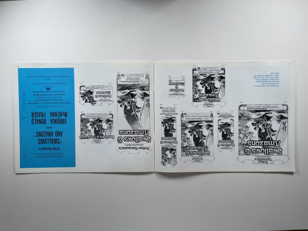 arthur ransome swallows and amazons movie promo book 8