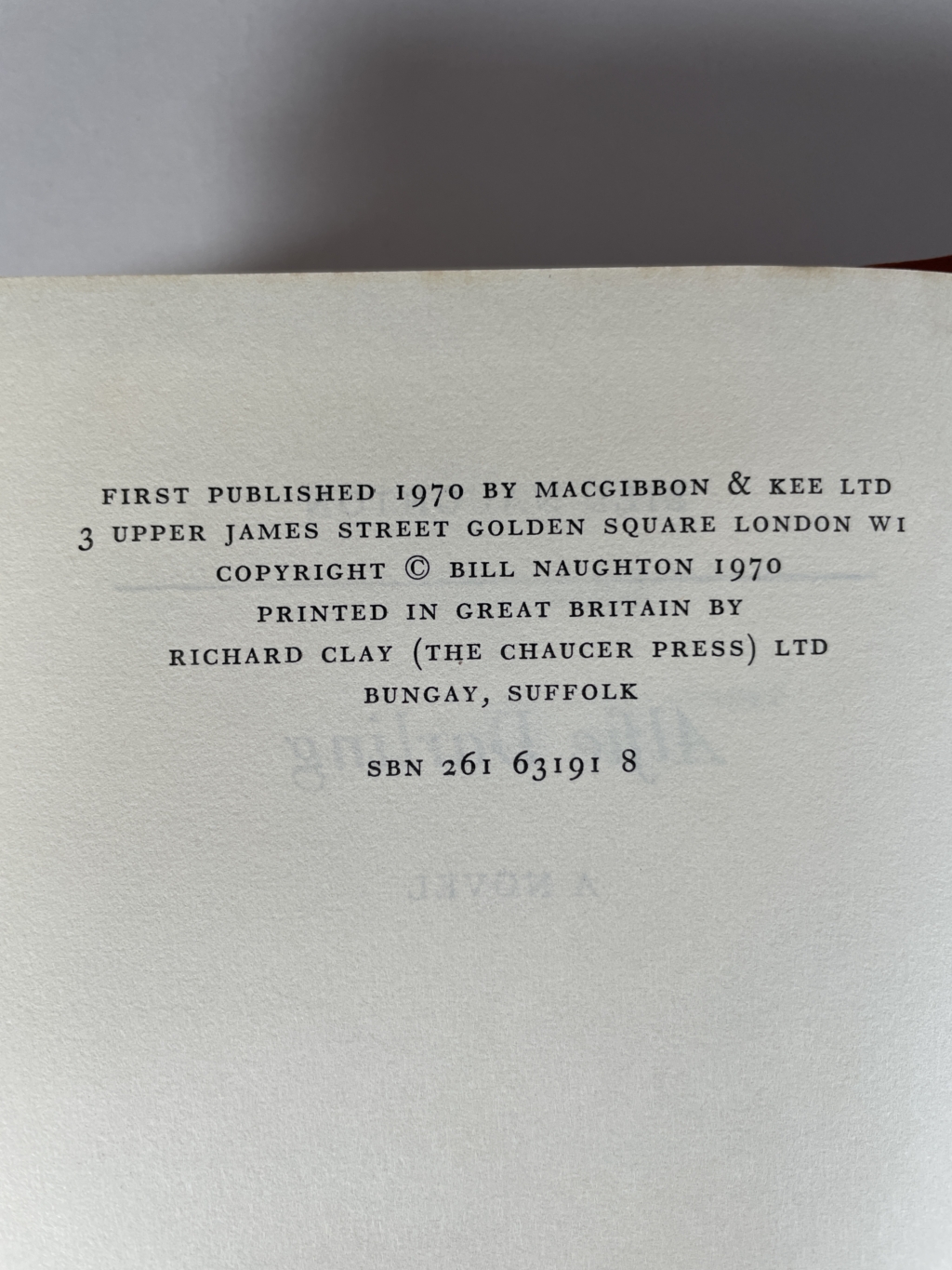 bill naughton alfie darling set 2