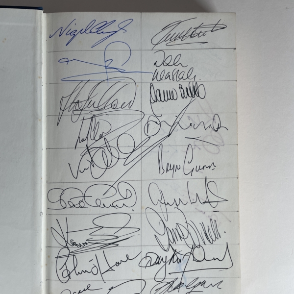 brian clough autobiography multi signed 2