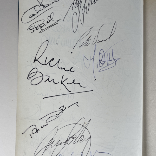 brian clough autobiography multi signed 3