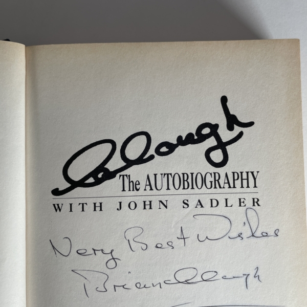 brian clough autobiography multi signed 4