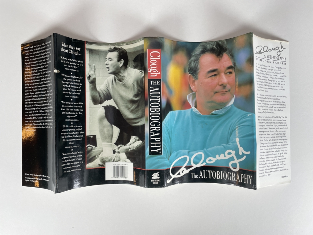 brian clough autobiography multi signed 6