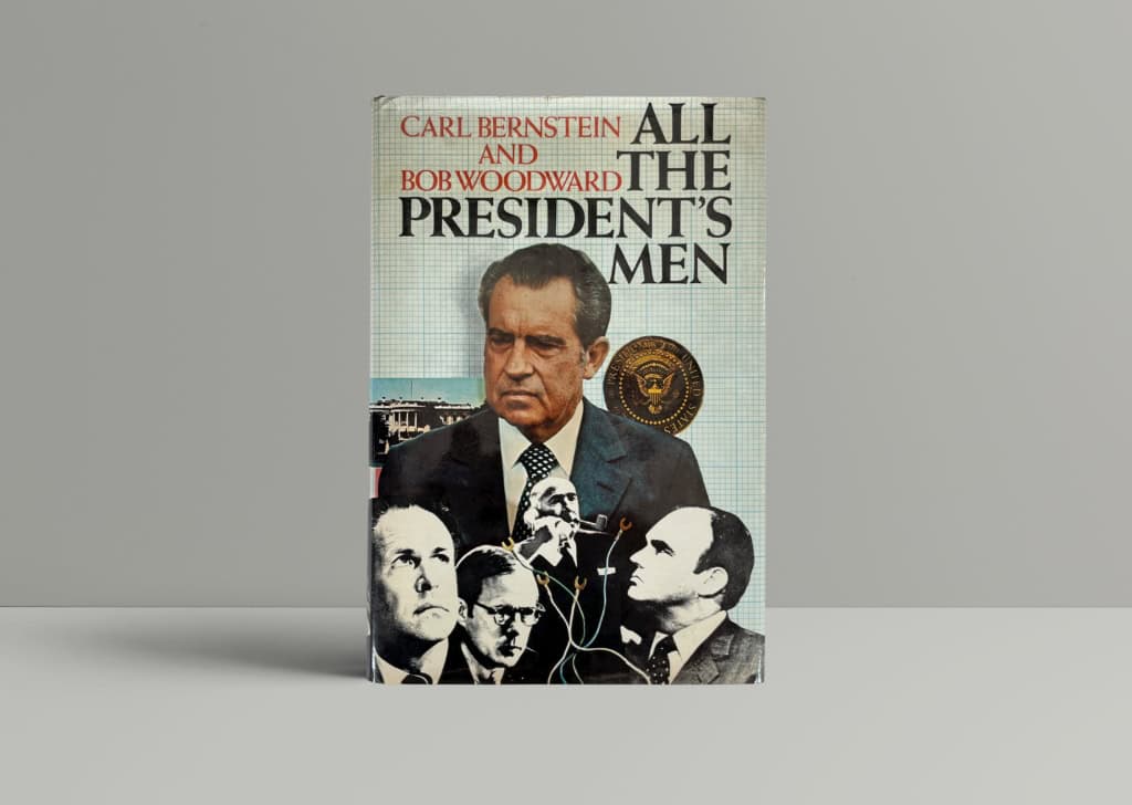 carl bernstein all the presidents men multi signed first us 1