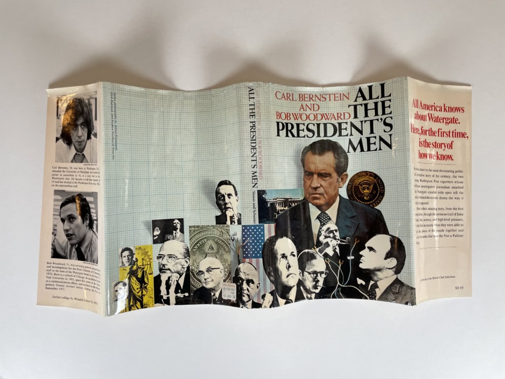 carl bernstein all the presidents men multi signed first us 5