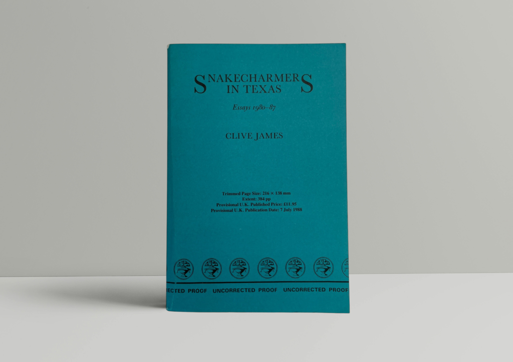 clive james snakecharmers in texas proof1 clive james snakecharmers in texas proof1