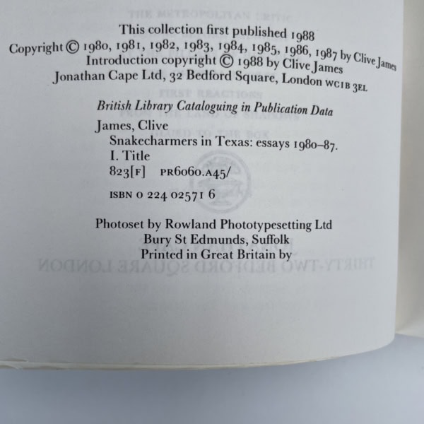 clive james snakecharmers in texas proof2