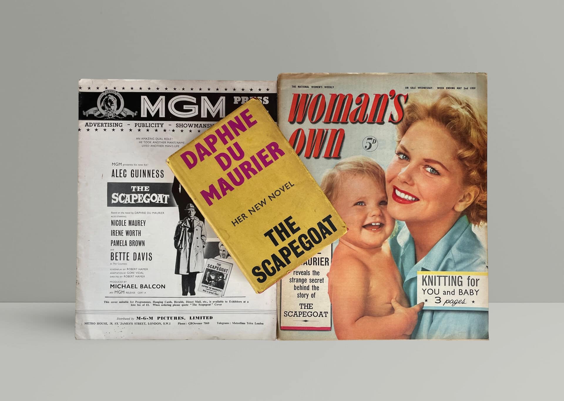 daphne du maurier the scapegoat first with promo articles 1