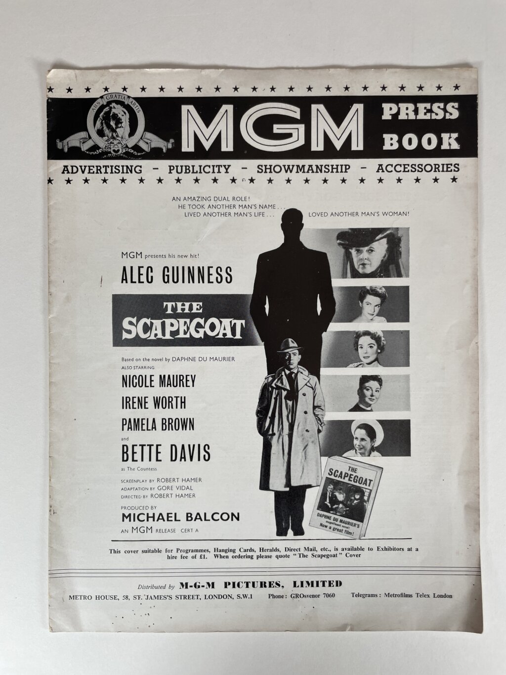 daphne du maurier the scapegoat first with promo articles 2