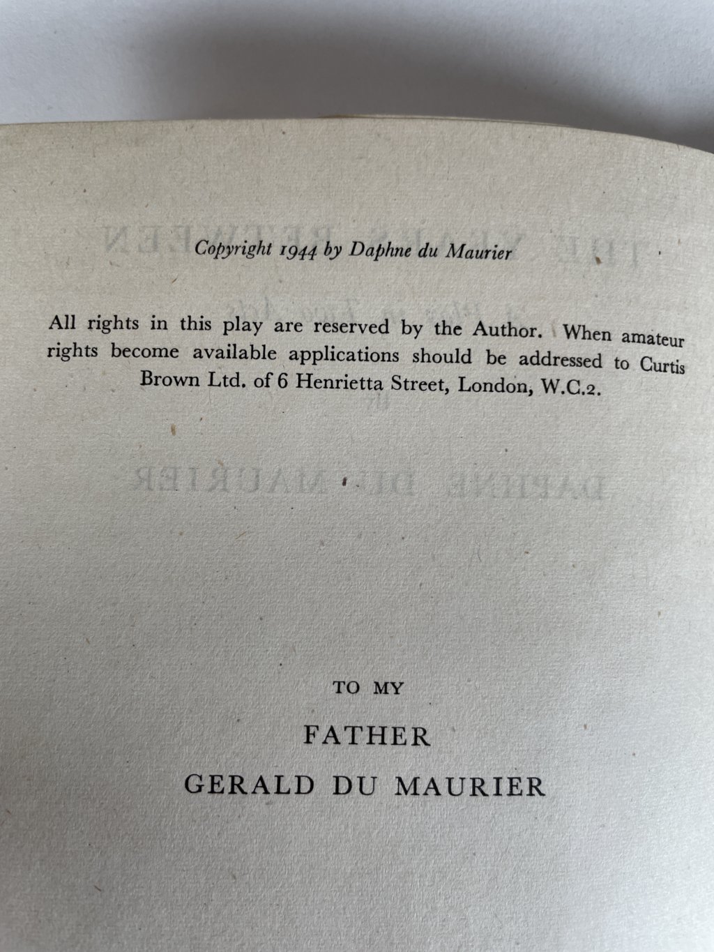 daphne du maurier the years between first with poster 3