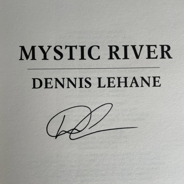 dennis lehane mystic river signed first 2