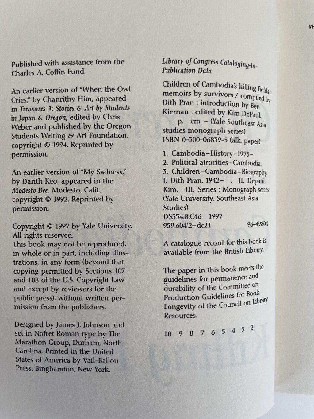 dith pran children of the cambodian killing fields signed first3