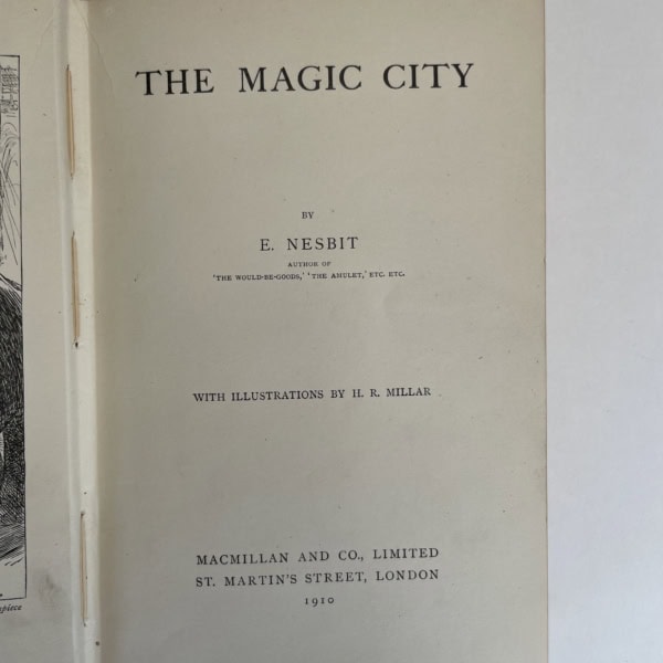 e nesbit the magic city first ed2