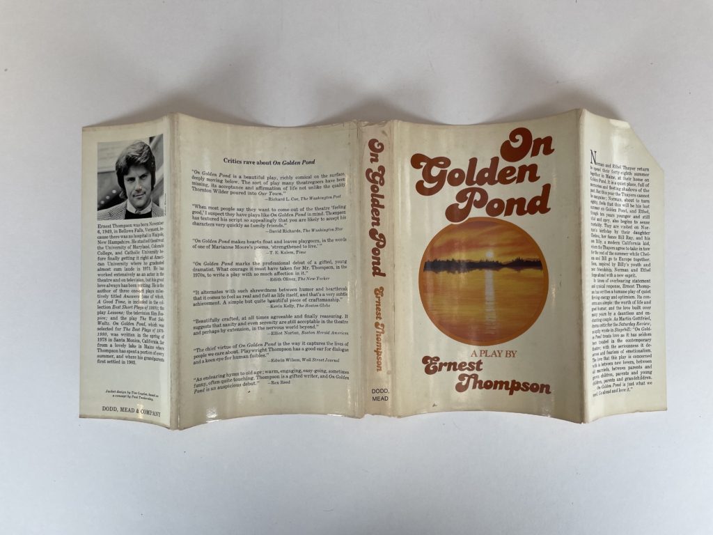 ernest thompson on golden oond signed first ed5
