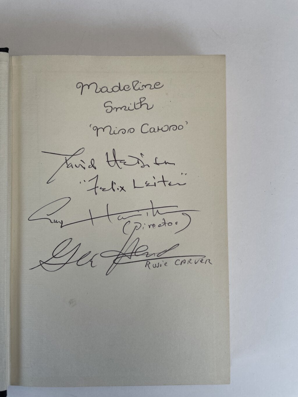 ian fleming live and let die multi signed 2