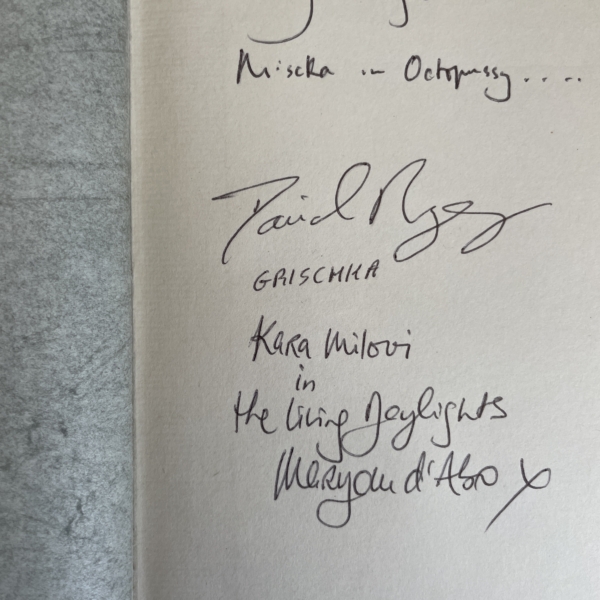 ian fleming octopussy multi signed 2