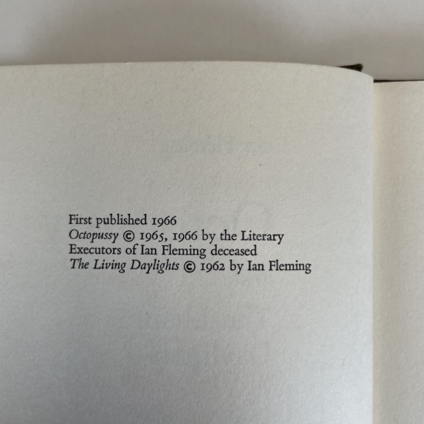 ian fleming octopussy multi signed 3