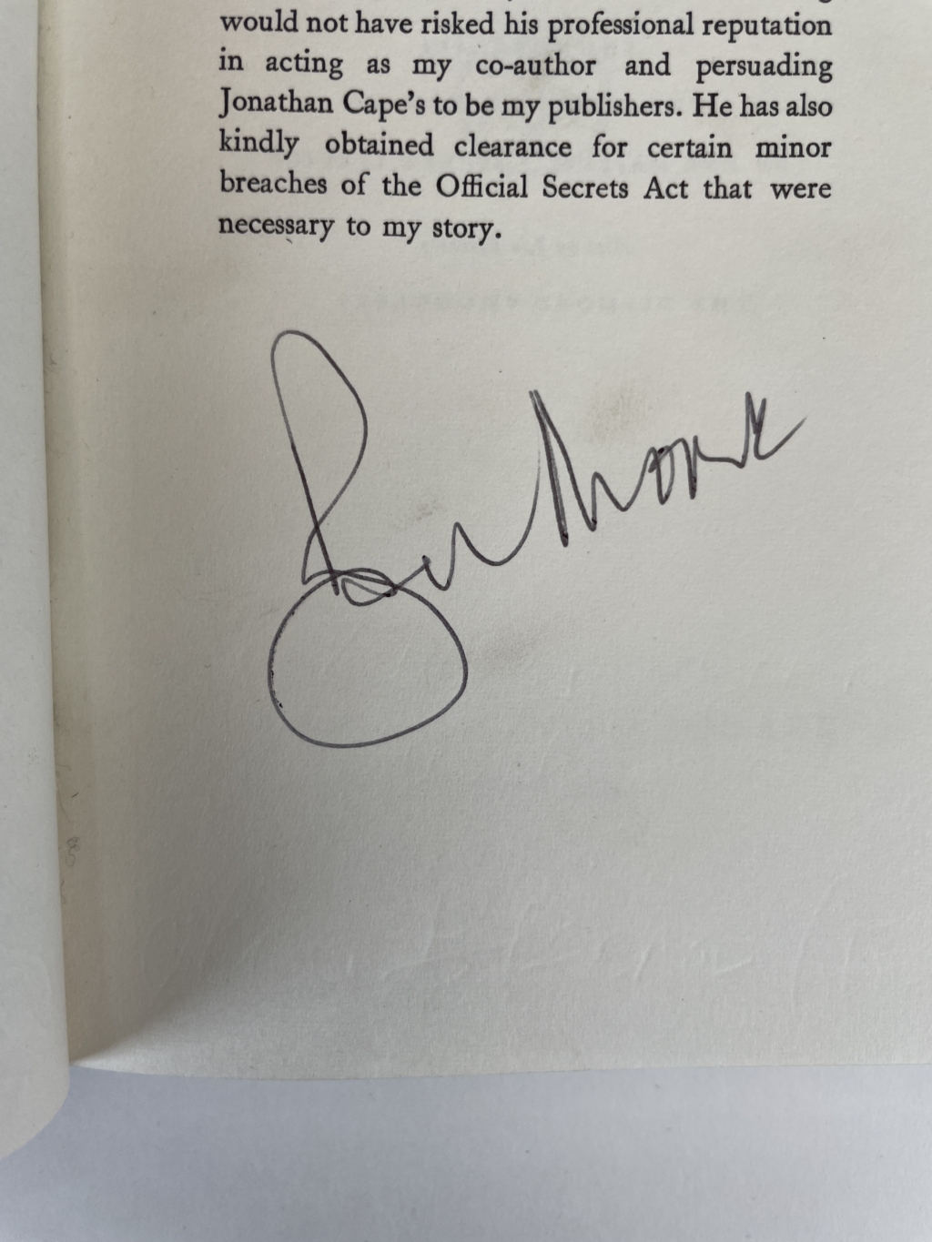 ian fleming tswlm moore signed 3