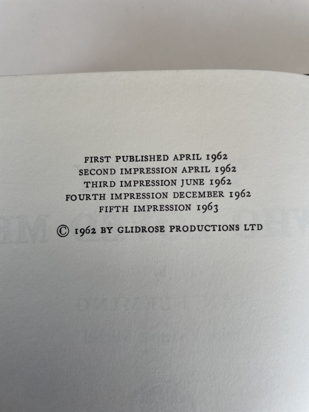 ian fleming tswlm moore signed 4