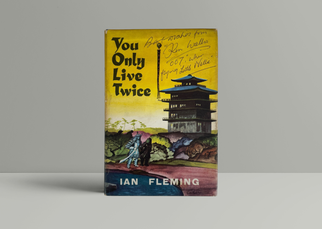 ian fleming you only live twice alt wrapper signed 1