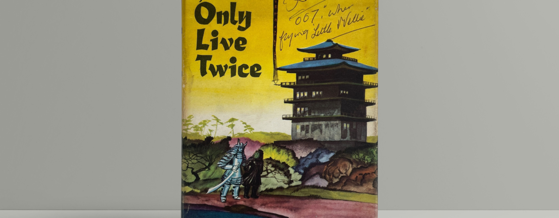 ian fleming you only live twice alt wrapper signed 1
