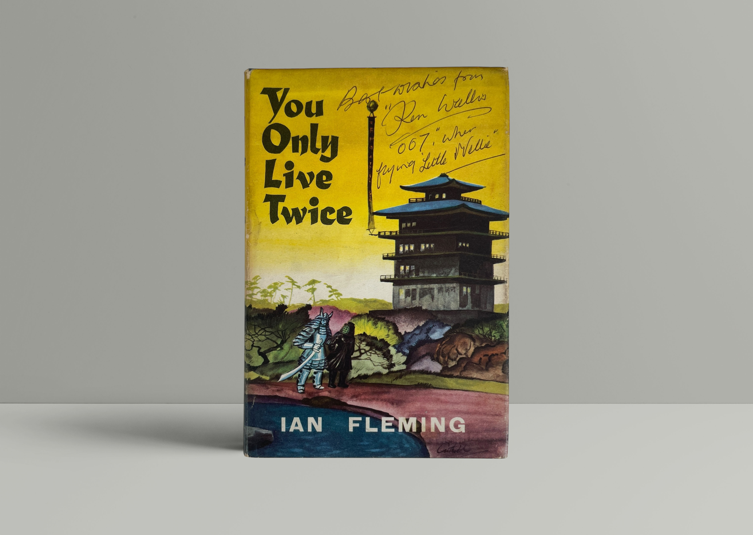 ian fleming you only live twice alt wrapper signed 1