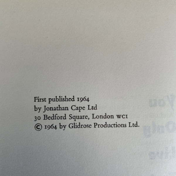 ian fleming you only live twice first 450 2