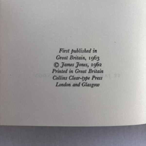 james jones the thin red line first edition2