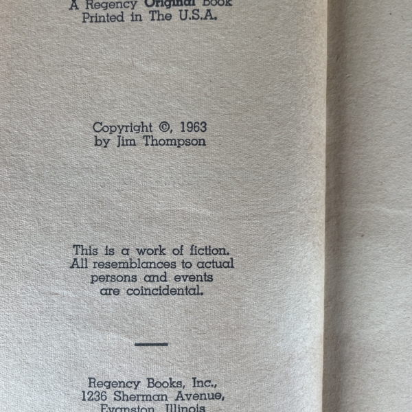 jim thompson the grifters first edition2