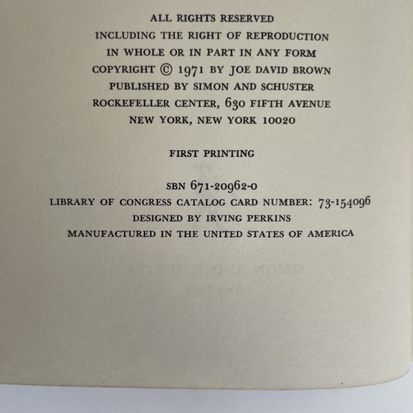 joe david brown addie party first edition2