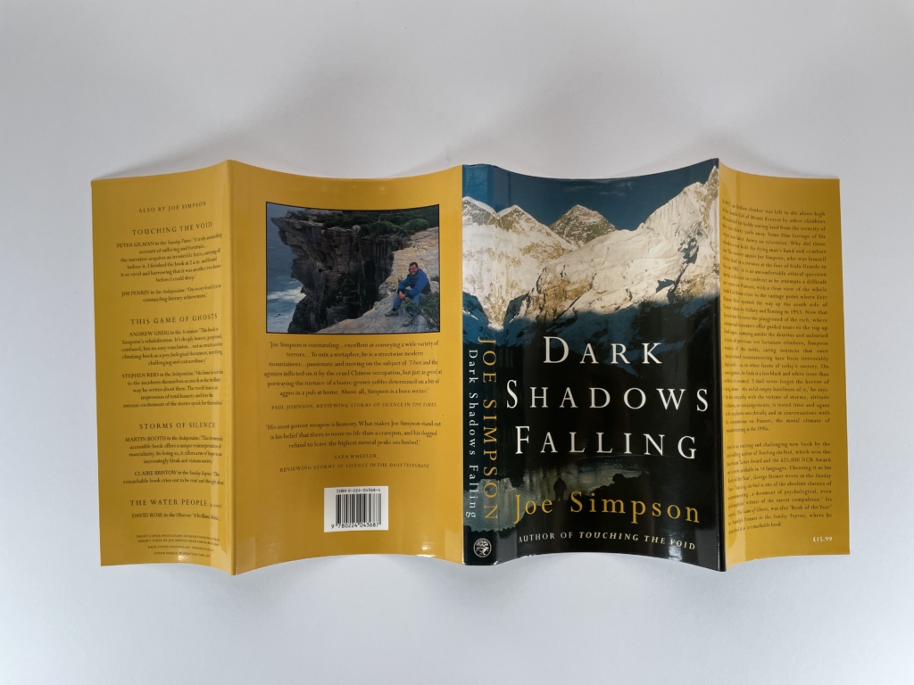 joe simpson dark shadows falling signed first 5