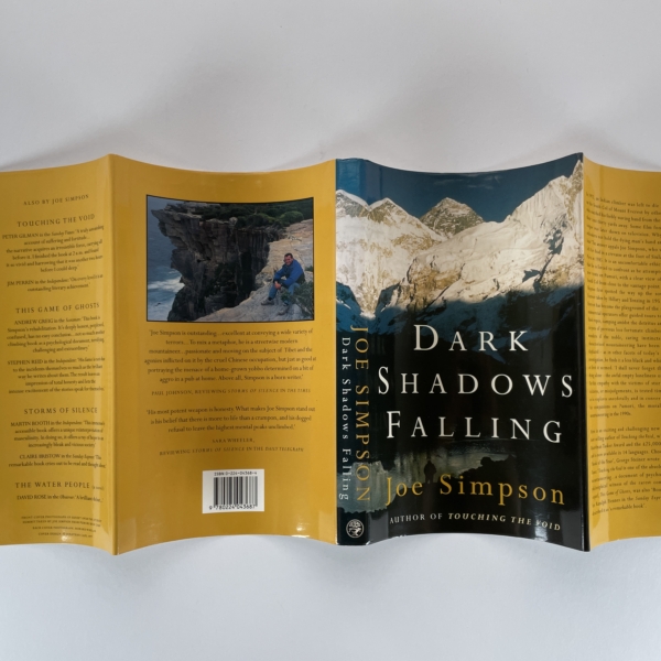 joe simpson dark shadows falling signed first 5