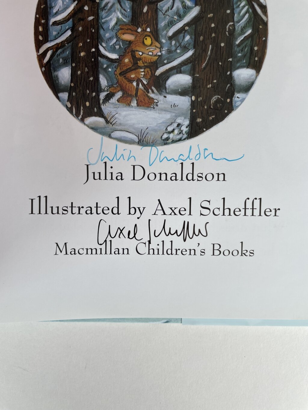 julia donaldson the gruffalos child signed first 2