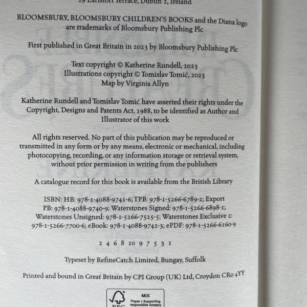 katherine rundell impossible creastures first 2