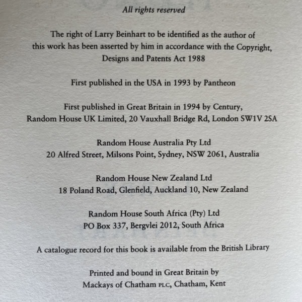 larry beinhart american hero first ed2