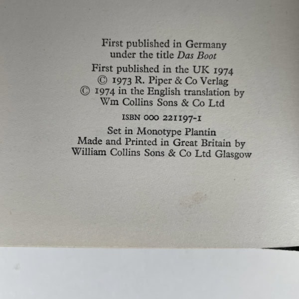 lothar u boat first ed2