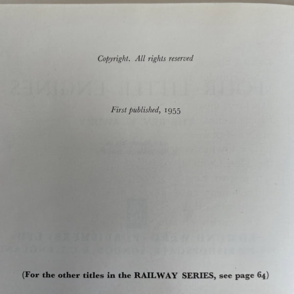 rev w awdry four little engines first 2