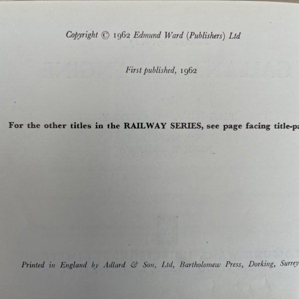 rev w awdry gallant old engine first2