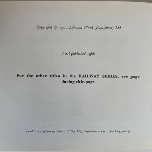 rev w awdry main line engines first 2