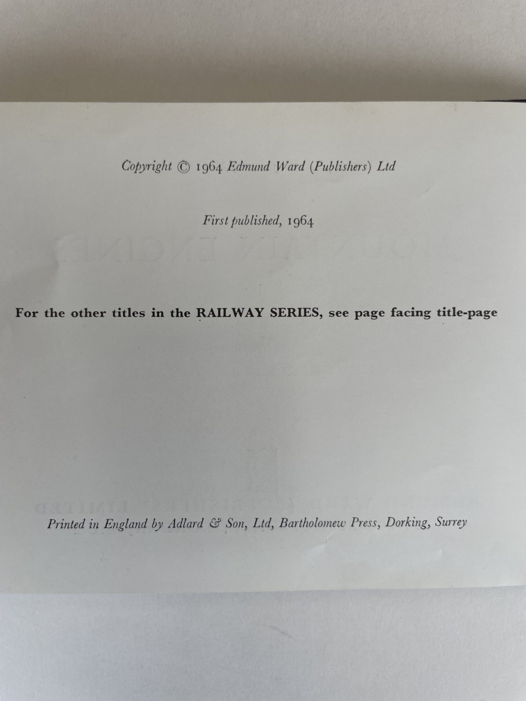 rev w awdry mountain engines first 2