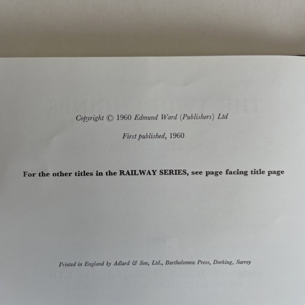 rev w awdry the train engines first 2