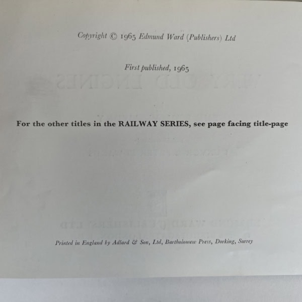 rev w awdry very old engines first 2