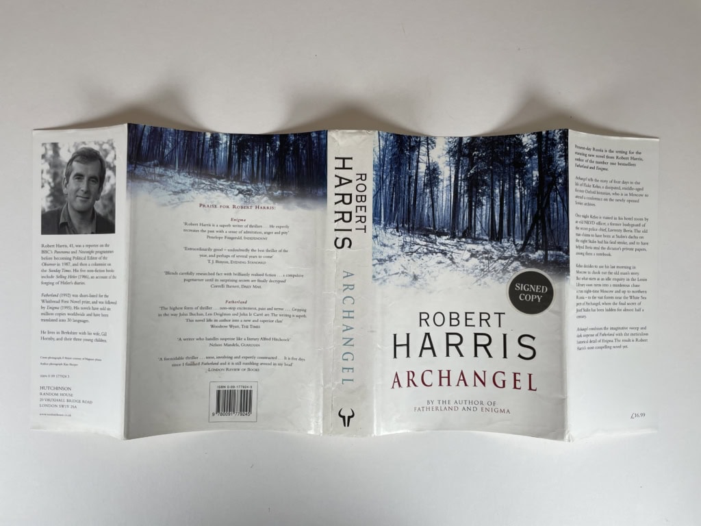 robert harris archangel signed first 5