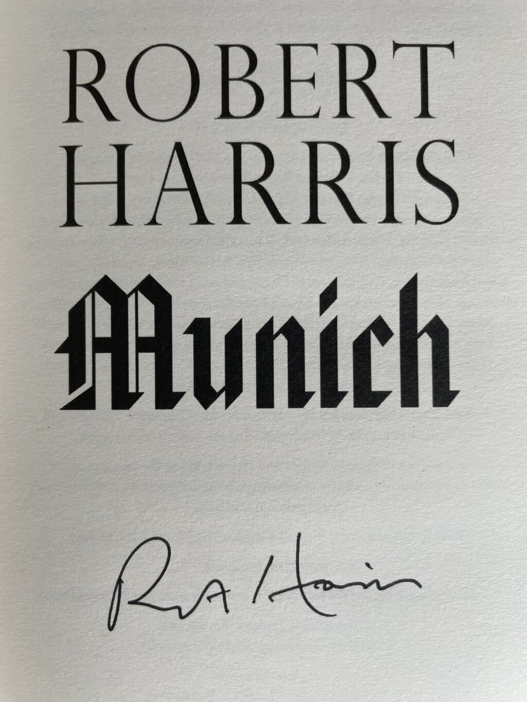 robert harris munich signed first edition2