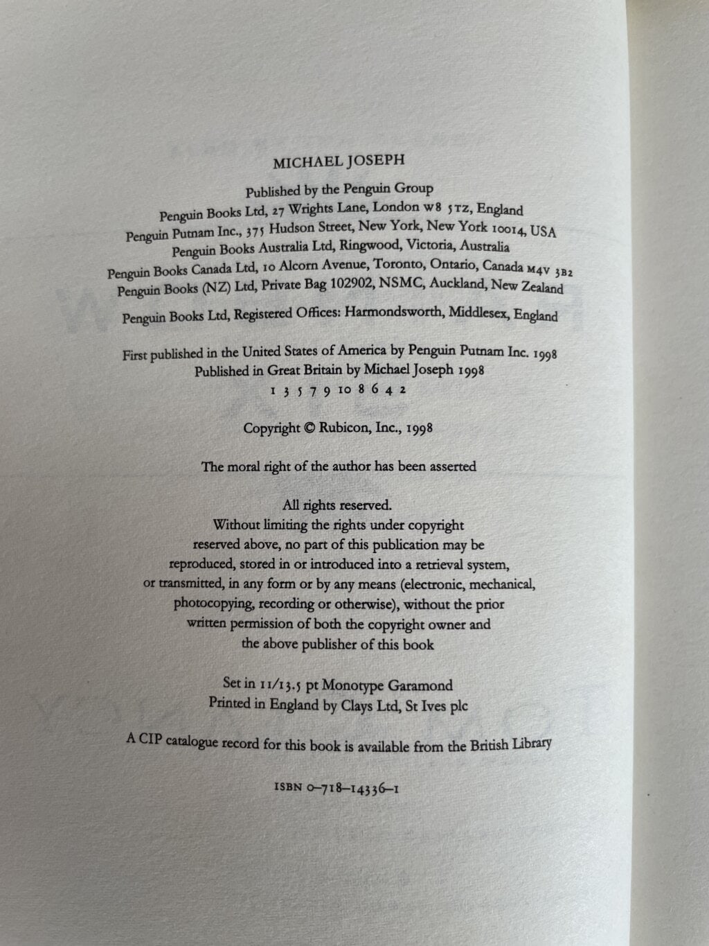 tom clancy rainbow six first with signed pic 3