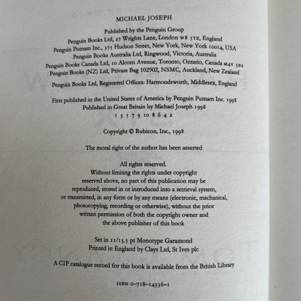 tom clancy rainbow six first with signed pic 3