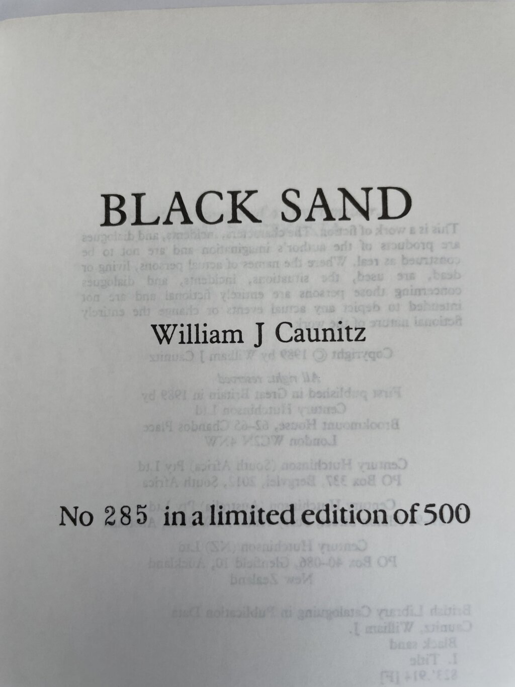 william j caunitz black sand proof3